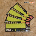 Fluorescence Yellow Warning PVC Patches for Bike